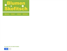 Tablet Screenshot of blumen-skofitsch.at